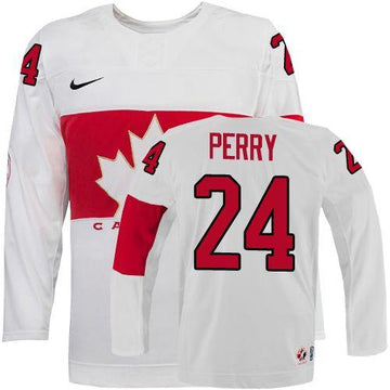Corey Perry Team Canada white jersey
