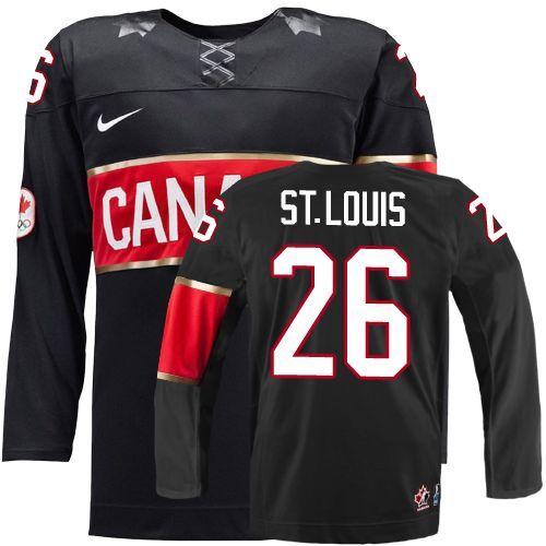 Martin StLouis Team Canada black jersey