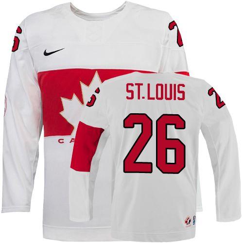Martin StLouis Team Canada white jersey