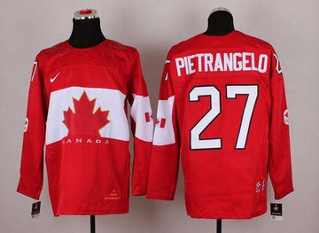 Alex Pietrangelo Team Canada red jersey