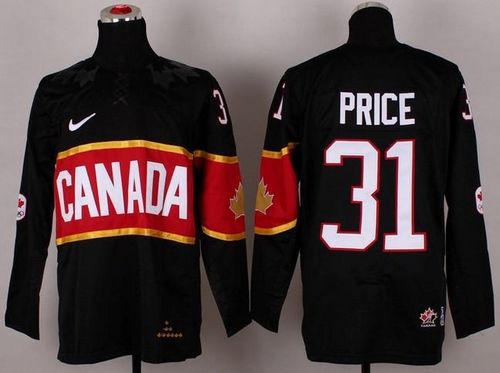 Carey Price Team Canada black jersey