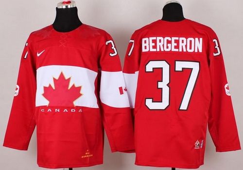 Patrice Bergeron Team Canada red jersey