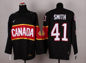 Mike Smith Team Canada black jersey
