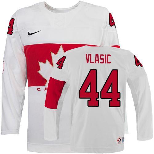Marc-Edouard Vlasic Team Canada white jersey
