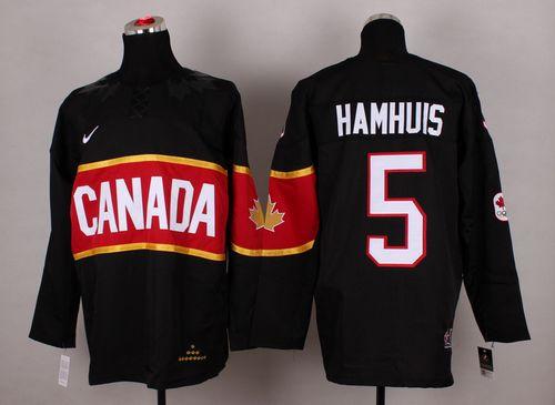 Dan Hamhuis Team Canada black jersey