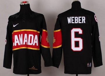 Shea Weber Team Canada black jersey