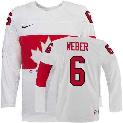 Shea Weber Team Canada white jersey