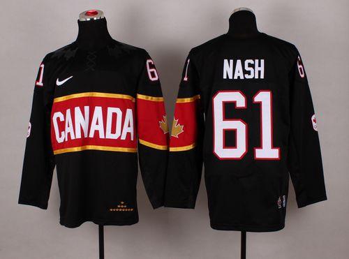 Rick Nash Team Canada black jersey