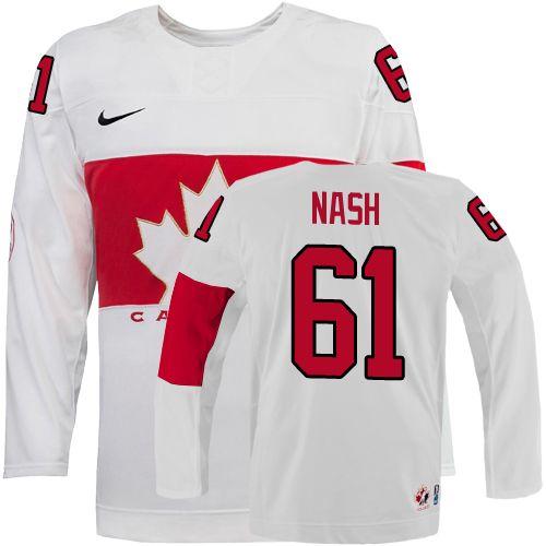 Rick Nash Team Canada white jersey