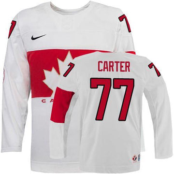 Jeff Carter Team Canada white jersey