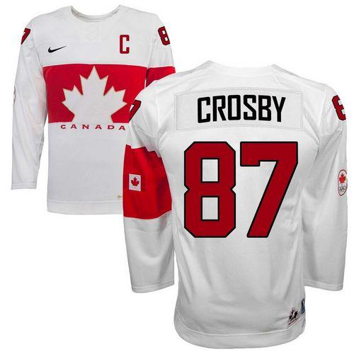 Sidney Crosby Team Canada white jersey