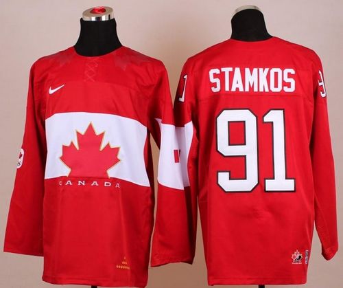 Steven Stamkos Team Canada red jersey