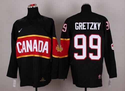 Wayne Gretzky Team Canada black jersey