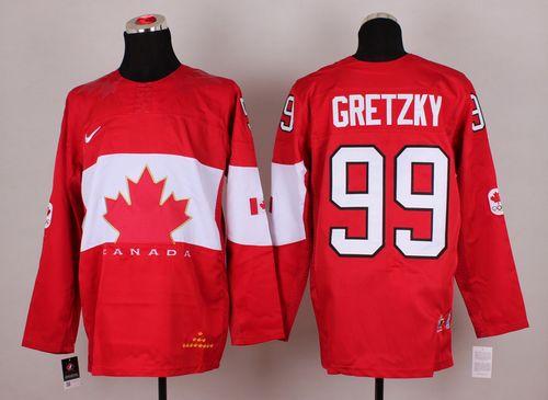 Wayne Gretzky Team Canada red jersey