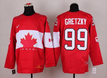 Wayne Gretzky Team Canada red jersey