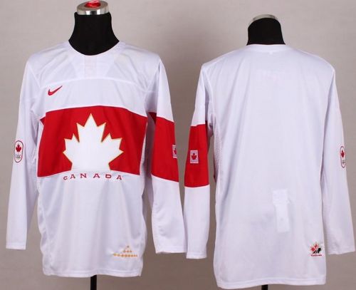 Custom Team Canada white jersey