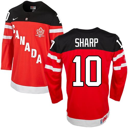 Patrick Sharp Team Canada red jersey