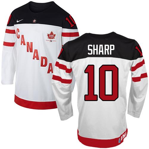 Patrick Sharp Team Canada white jersey
