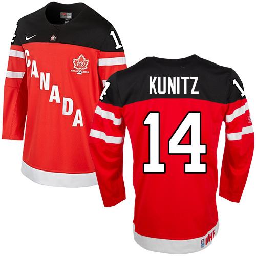 Chris Kunitz Team Canada red jersey