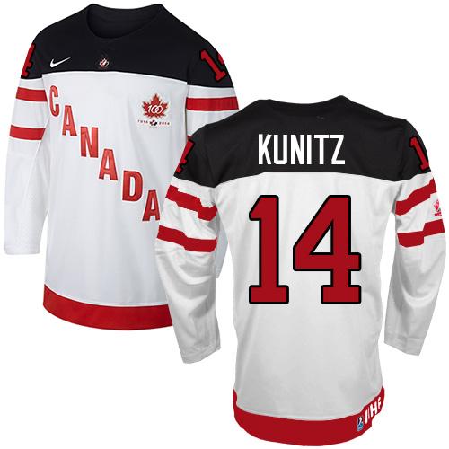 Chris Kunitz Team Canada white jersey