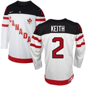 Duncan Keith Team Canada white jersey