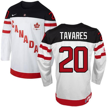 John Tavares Team Canada white jersey