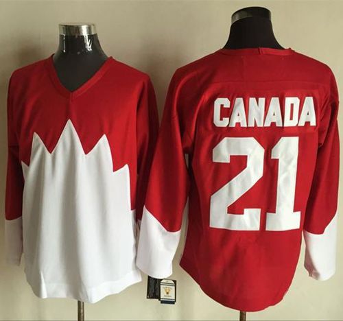Team Canada red-white jersey