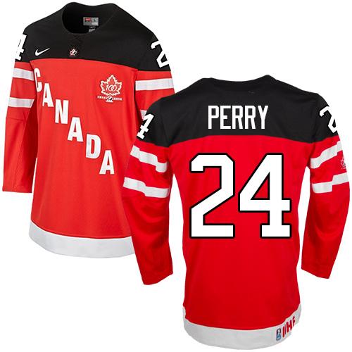 Corey Perry Team Canada red jersey