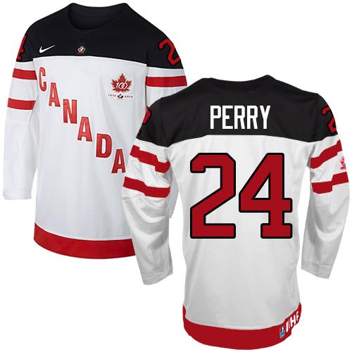 Corey Perry Team Canada white jersey