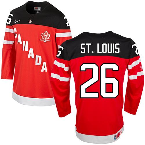 Martin StLouis Team Canada red jersey