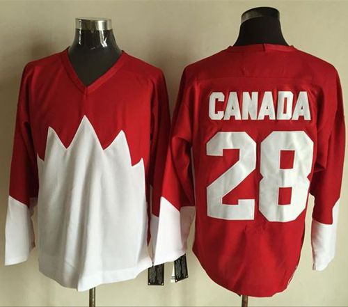 Team Canada red-white jersey