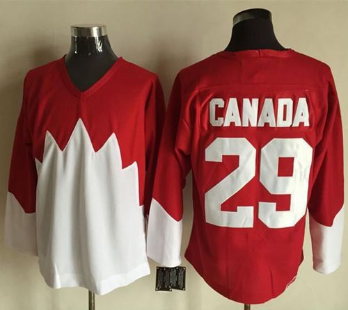 Team Canada red-white jersey