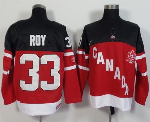 Patrick Roy Team Canada red jersey
