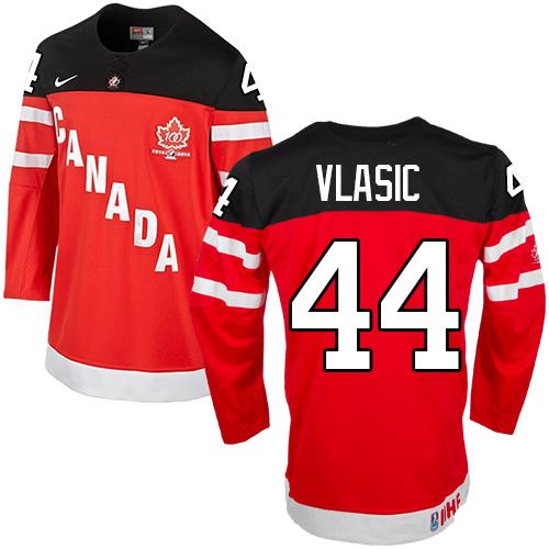 Marc-Edouard Vlasic Team Canada red jersey