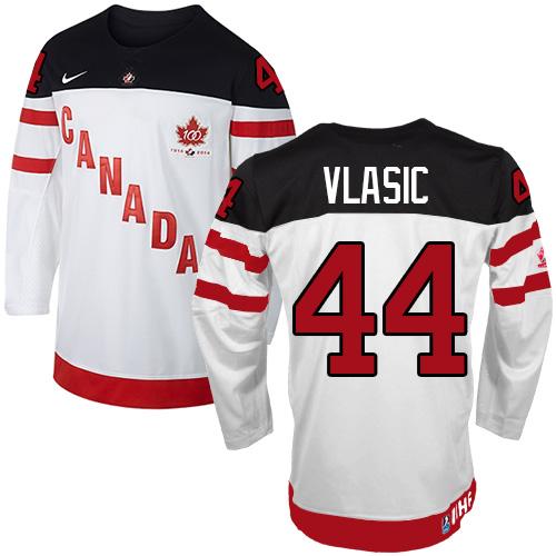 Marc-Edouard Vlasic Team Canada white jersey