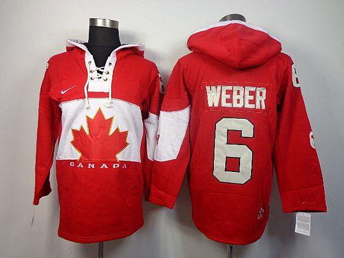 Shea Weber Team Canada red jersey