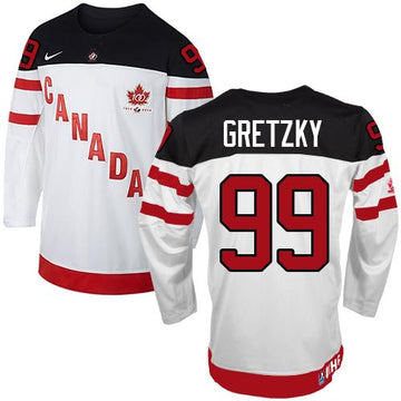 Wayne Gretzky Team Canada white jersey