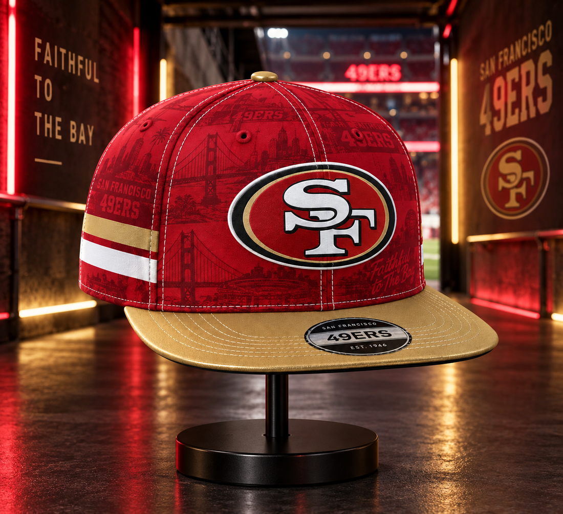 San Francisco 49ers Classic Snapback Cap - Studio View