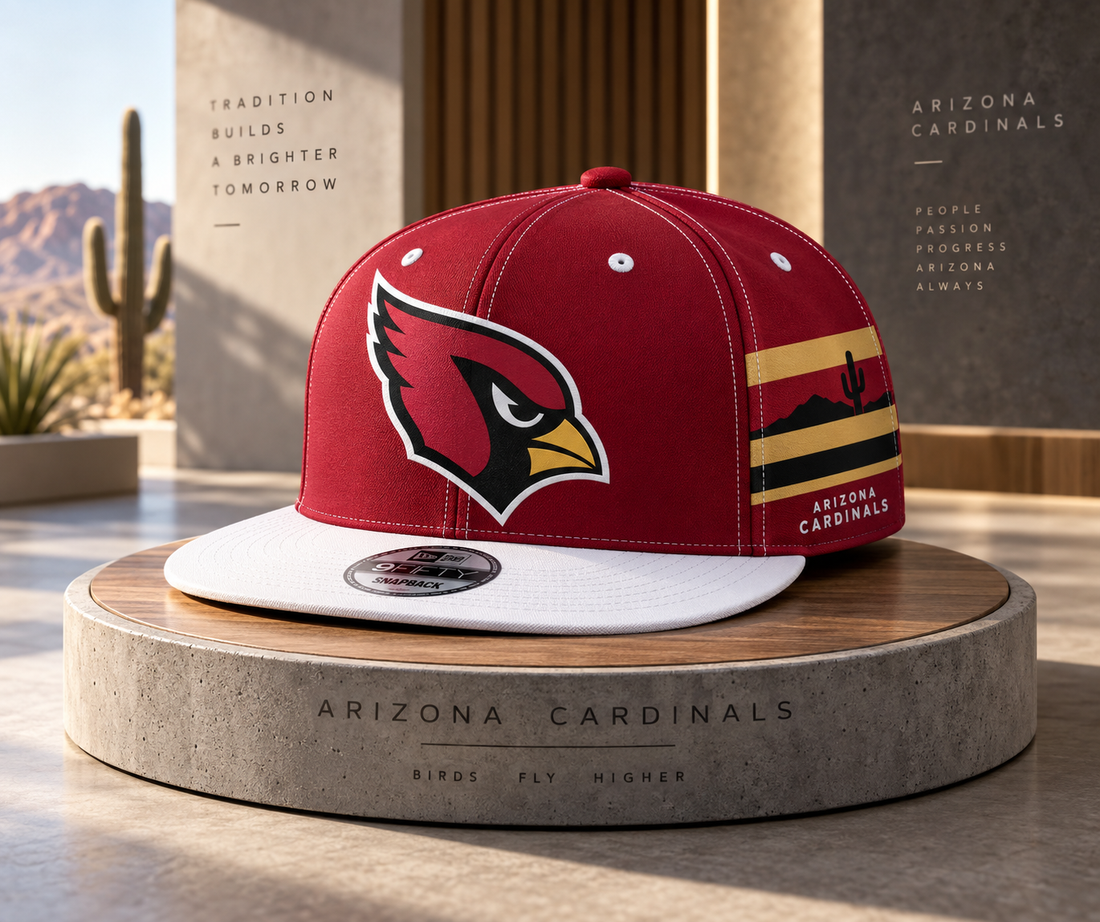 Arizona Cardinals Classic Snapback Cap - Studio View