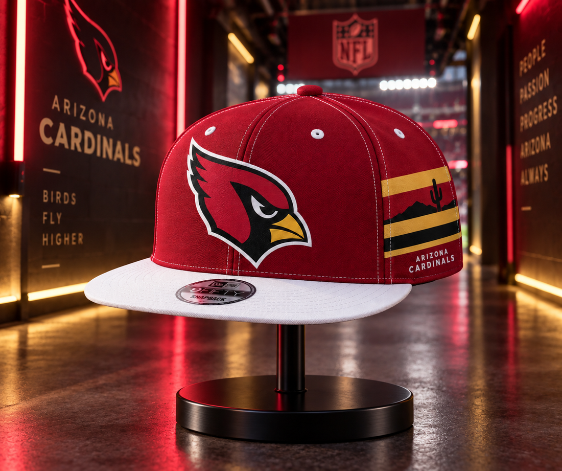 Arizona Cardinals Classic Snapback Cap - Studio View