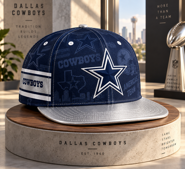 Dallas Cowboys Classic Snapback Cap - Studio View