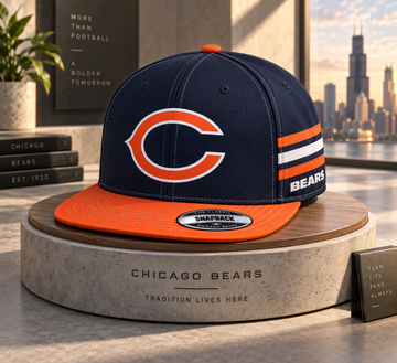 Chicago Bears Classic Snapback Cap - Studio View