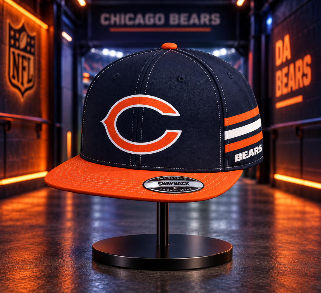 Chicago Bears Classic Snapback Cap - Studio View