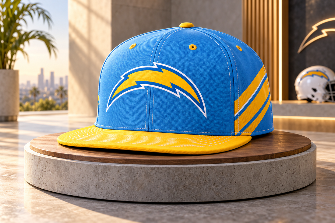 Los Angeles Chargers Classic Snapback Cap - Studio View