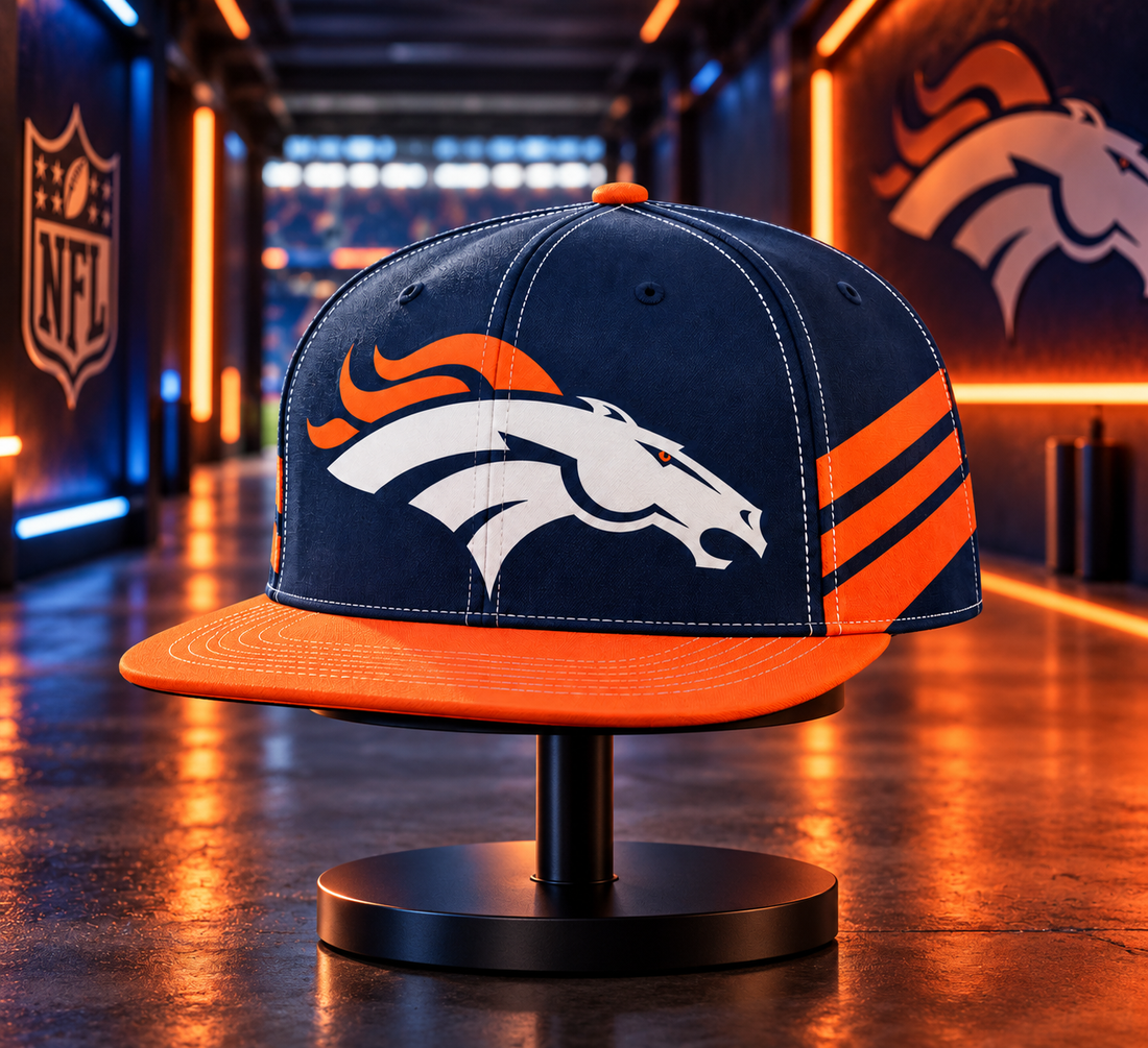 Denver Broncos Classic Snapback Cap - Studio View