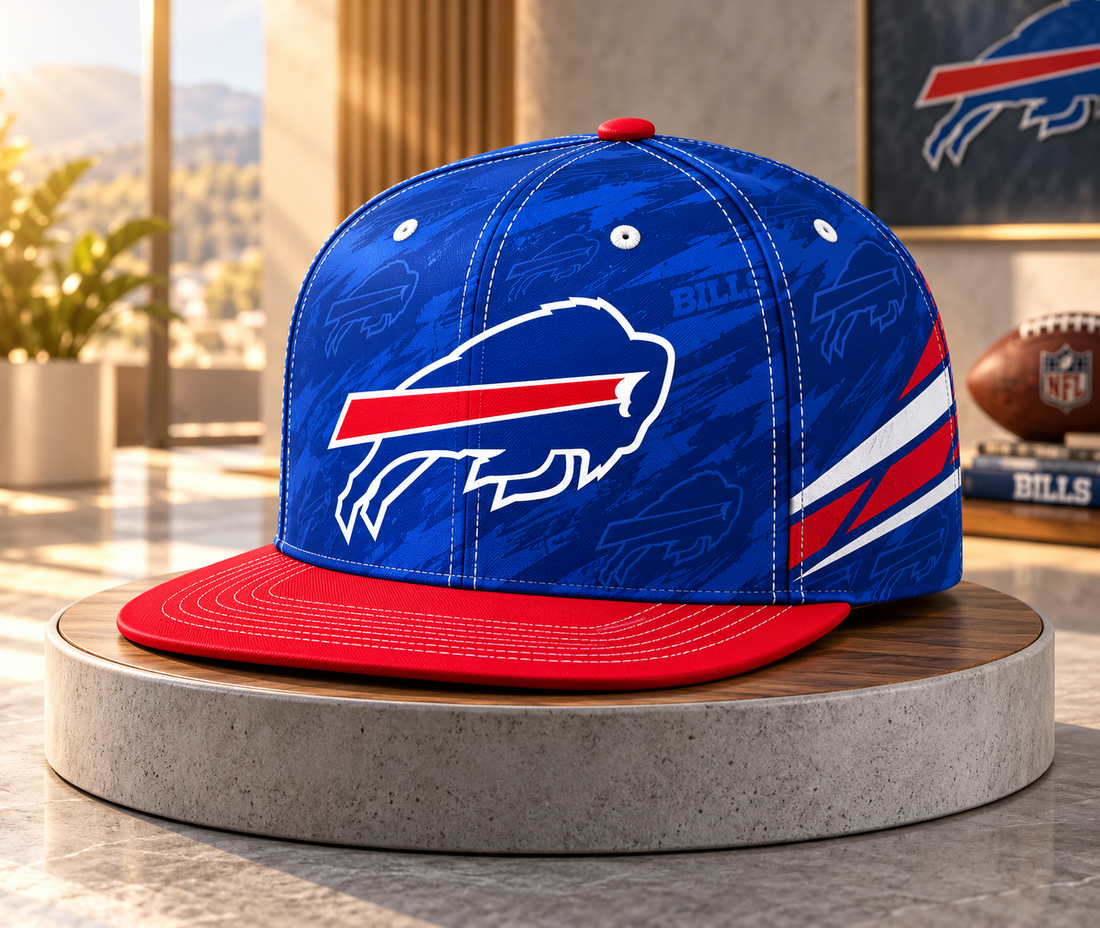 Buffalo Bills Classic Snapback Cap - Studio View