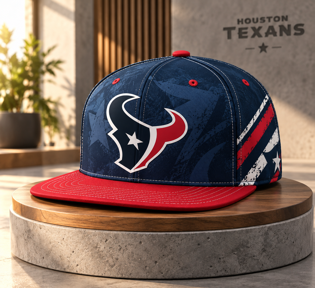 Houston Texans Classic Snapback Cap - Studio View