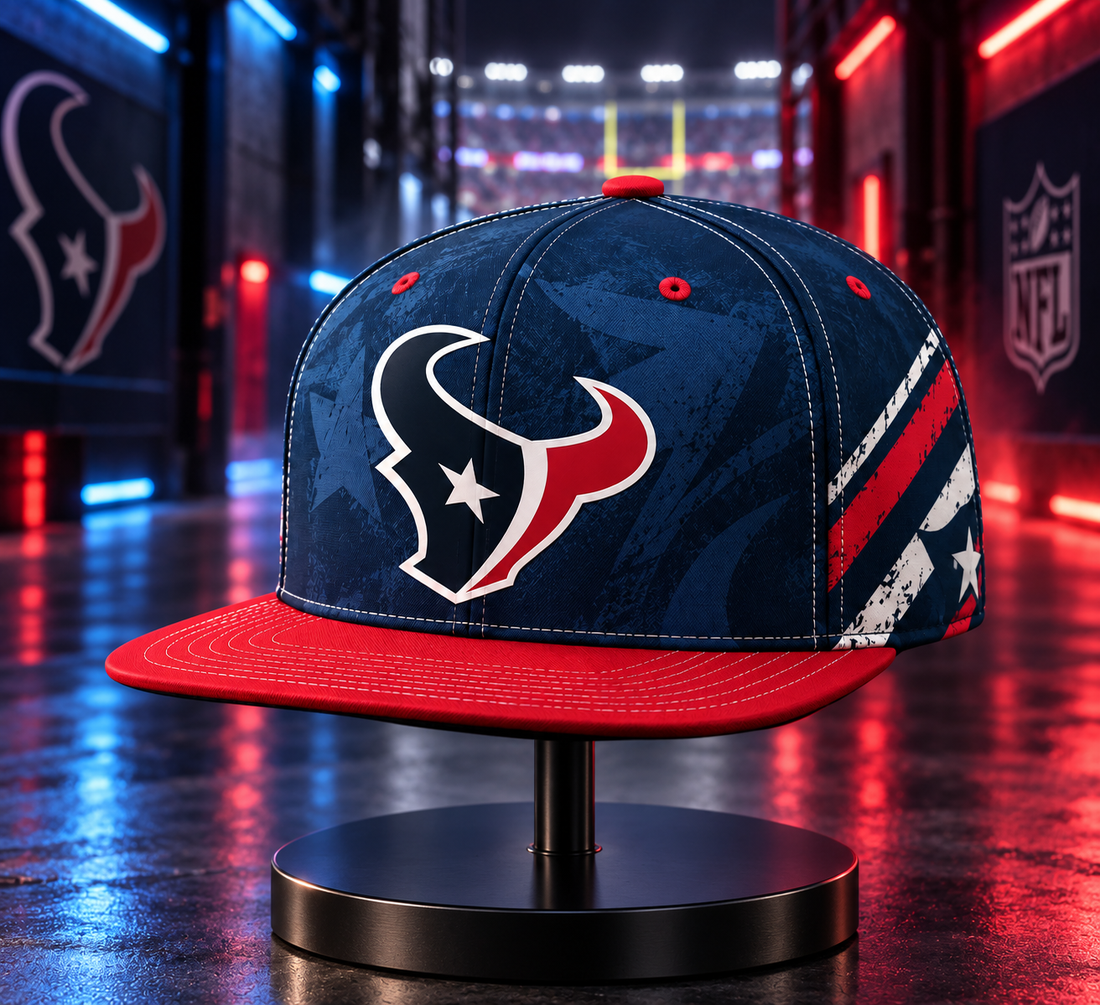 Houston Texans Classic Snapback Cap - Studio View