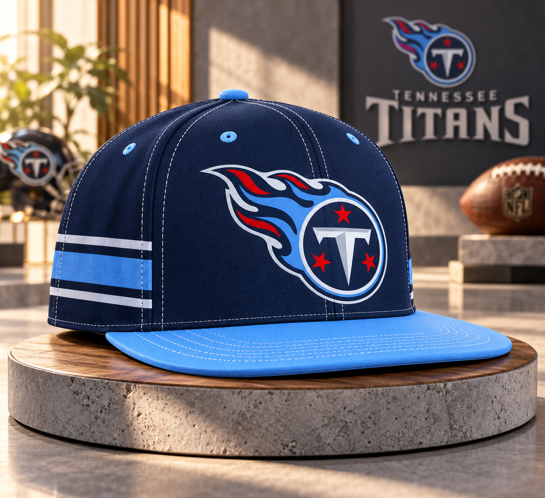 Tennessee Titans Classic Snapback Cap - Studio View