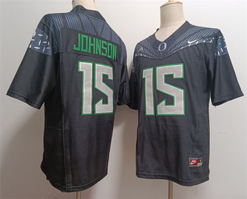 Tez Johnson Oregon Ducks black jersey